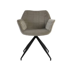 DINING CHAIR JM VELVET GREY 